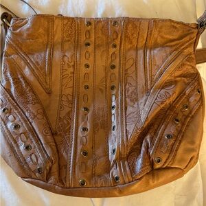 Cabin Creek Brown soft Leather Women Bag